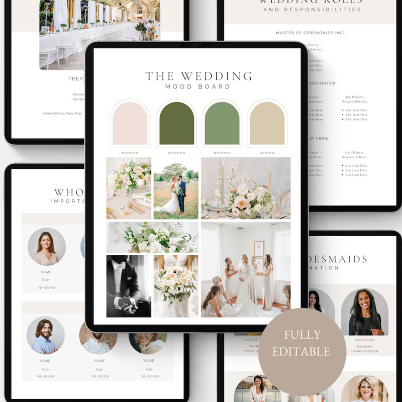 The Ultimate iPad Wedding Day Planner