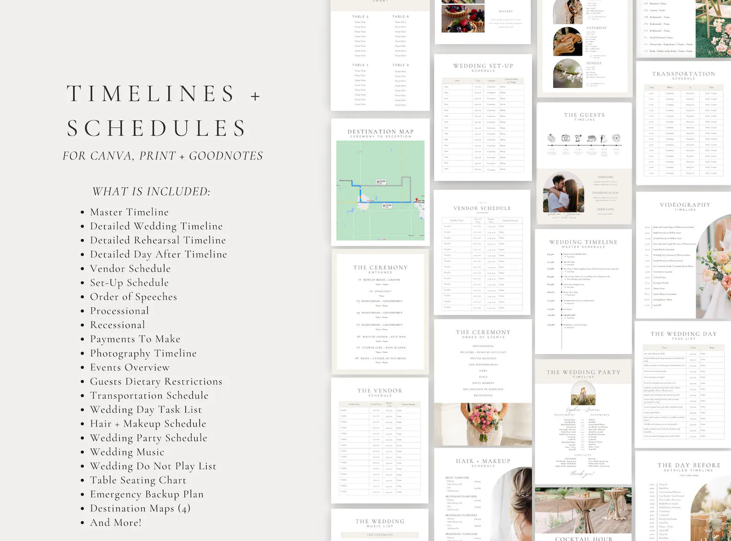 Wedding Day Binder Template