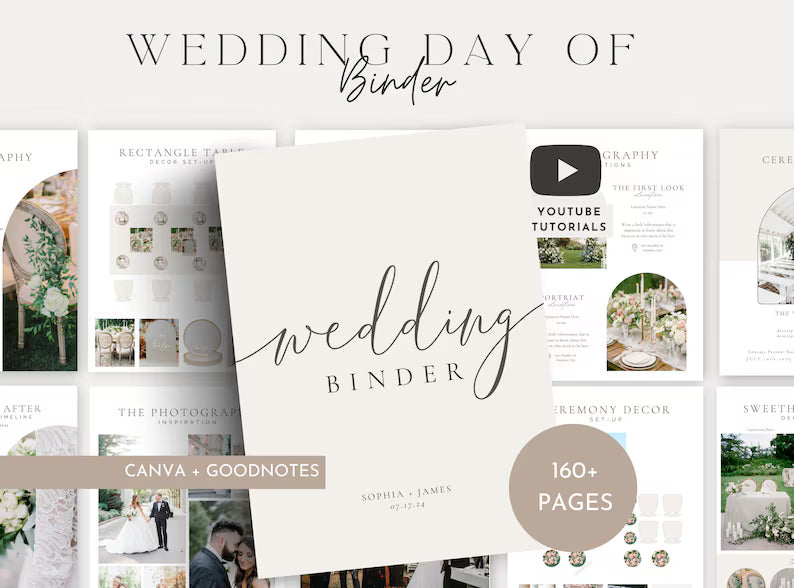 Wedding Day Binder Template